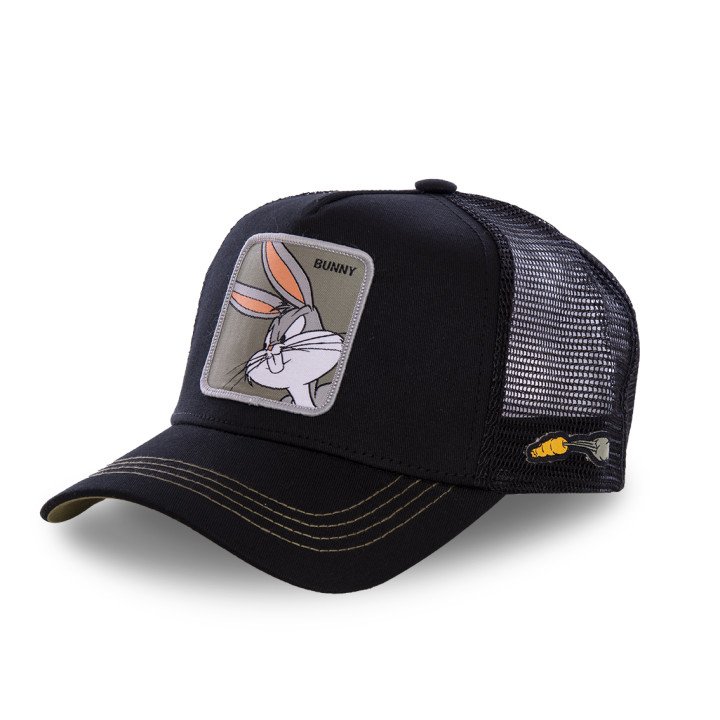 Casquette Trucker Looney Tunes Bugs Bunny Snapback Noir Capslab Capslab - 1