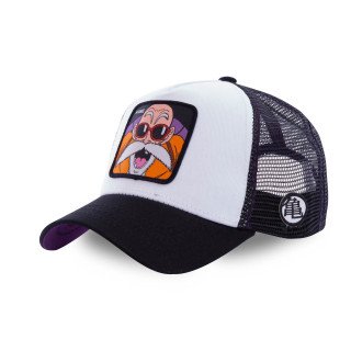 Casquette Trucker Dragon Ball Z Tortue Geniale Snapback Blanc Capslab Capslab - 1