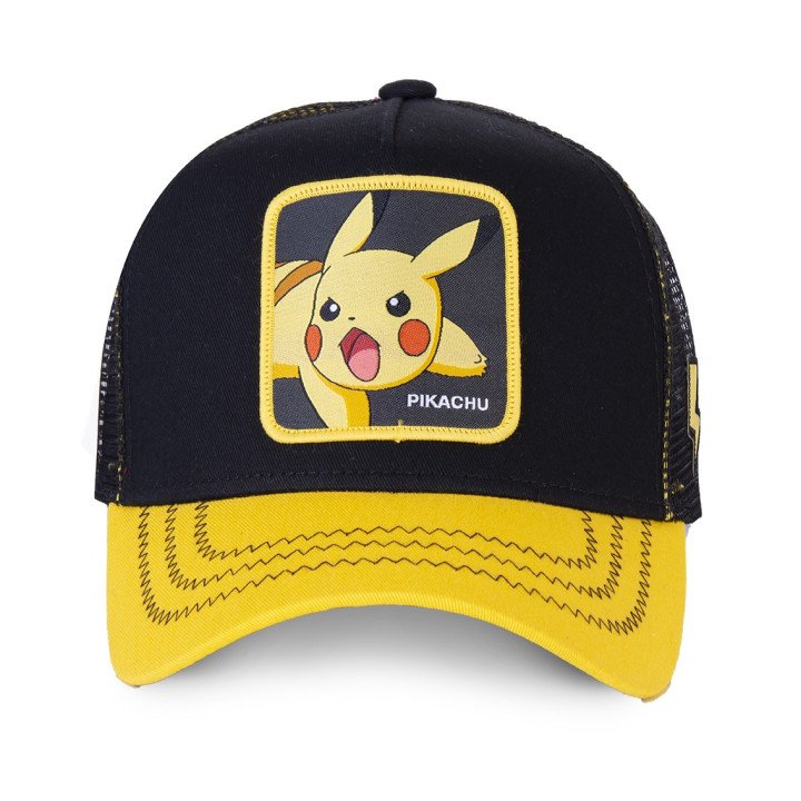 Casquette Trucker Pokemon Pikachu Snapback Noir Capslab Capslab - 2