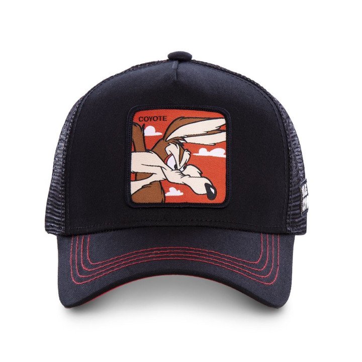 Casquette Trucker Looney Tunes Coyote Snapback Noir Capslab Capslab - 2