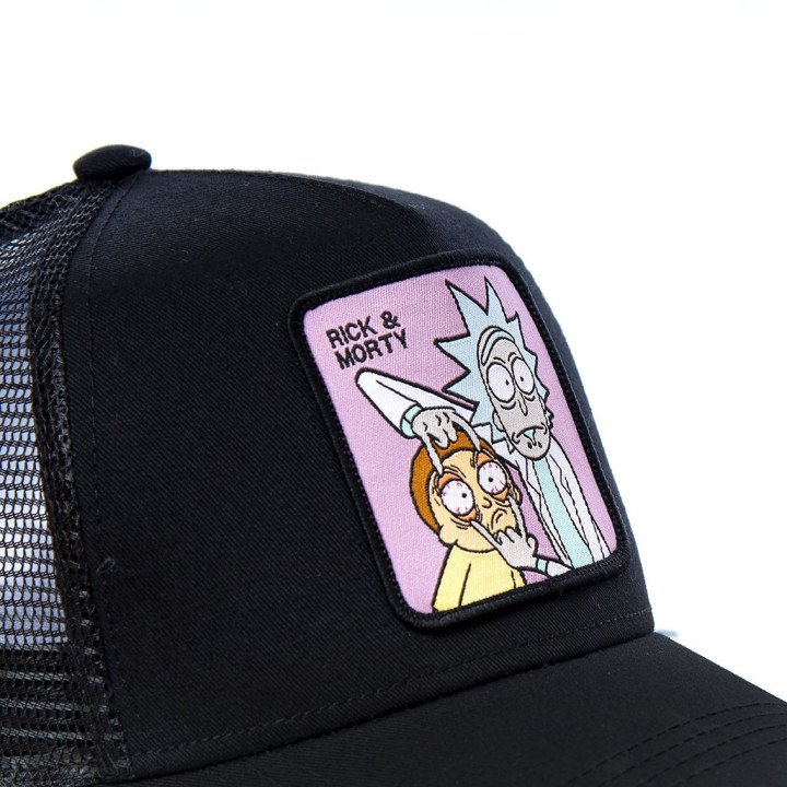 Casquette Trucker Rick And Morty Snapback Noir Capslab Capslab - 3