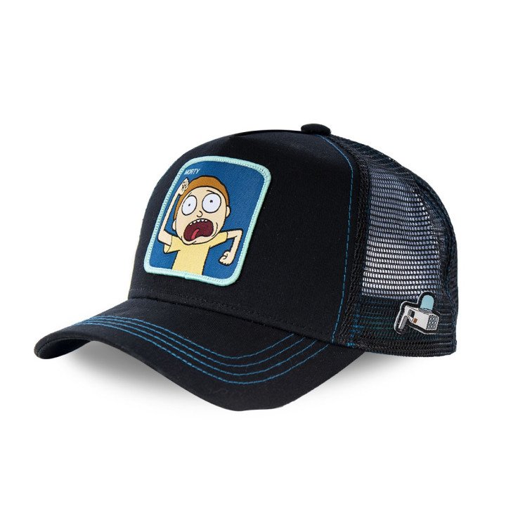 Casquette Trucker Rick And Morty Snapback Noir Capslab Capslab - 1
