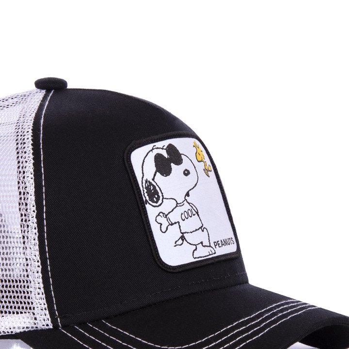 Casquette Trucker Peanuts Snoopy Snapback Noir Capslab Capslab - 3