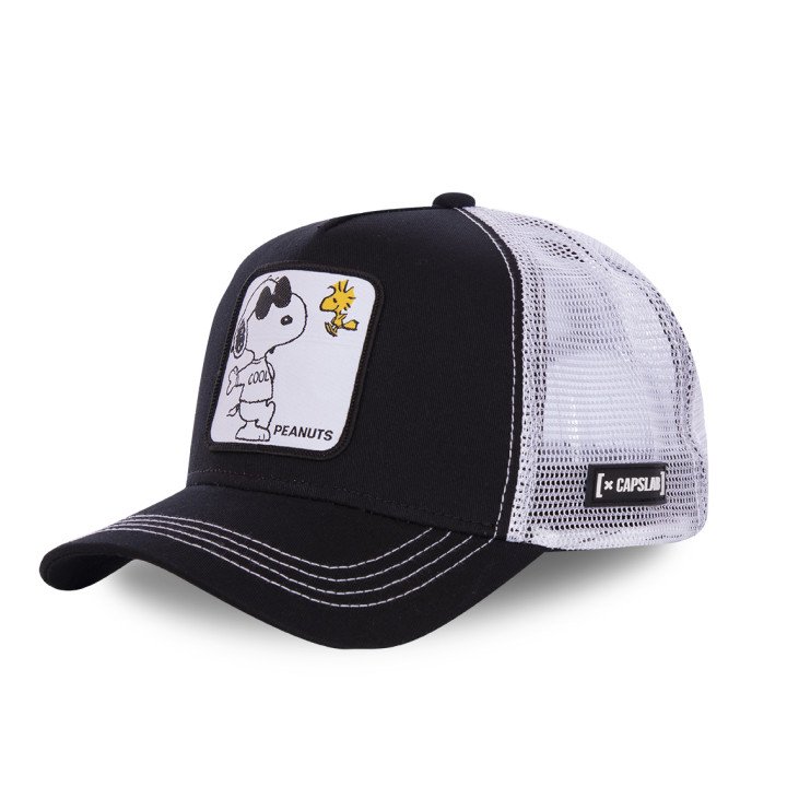 Casquette Trucker Peanuts Snoopy Snapback Noir Capslab Capslab - 1