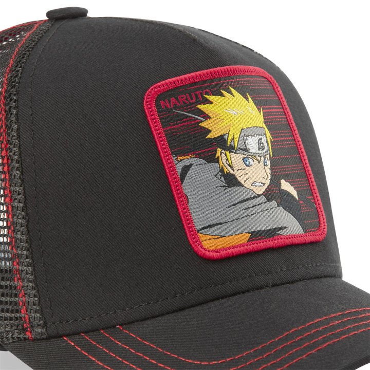 Casquette Trucker Naruto Shippuden Snapback Noir Capslab Capslab - 3