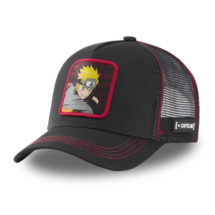 Casquette Trucker Naruto Shippuden Snapback Noir Capslab Capslab - 1