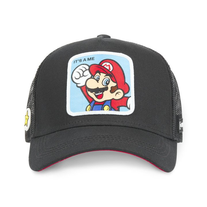Casquette Trucker Super Mario Snapback Noir Capslab Capslab - 2