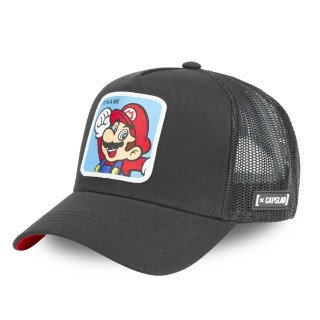 Casquette Trucker Super Mario Snapback Noir Capslab Capslab - 1