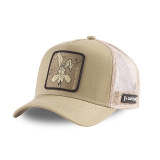 Casquette Trucker Looney Tunes Coyote Snapback Beige Capslab Capslab - 1