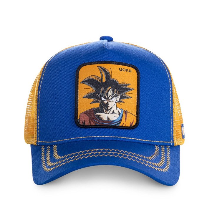 Casquette Trucker Dragon Ball Z Goku Snapback Bleu Capslab Capslab - 2