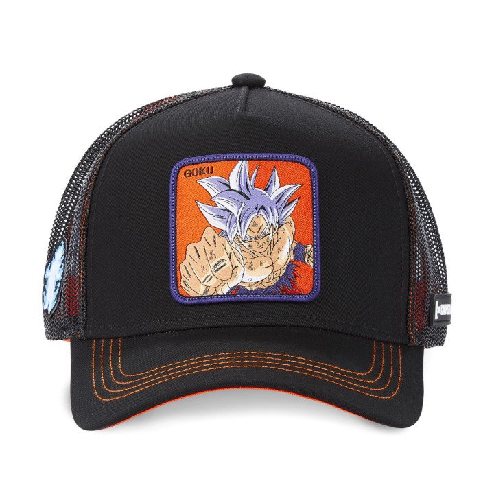 Casquette Trucker Dragon Ball Super Goku Snapback Noir Capslab Capslab - 2