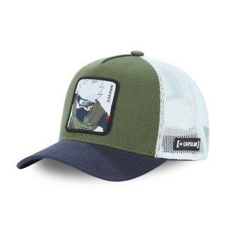 Casquette Trucker Naruto Shippuden Kakashi Snapback Vert Capslab Capslab - 1