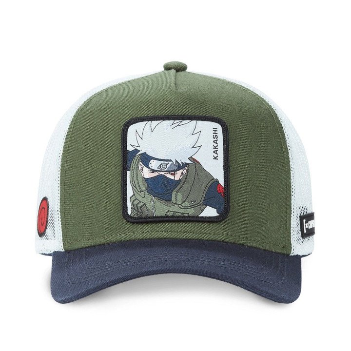 Casquette Trucker Naruto Shippuden Kakashi Snapback Vert Capslab Capslab - 2
