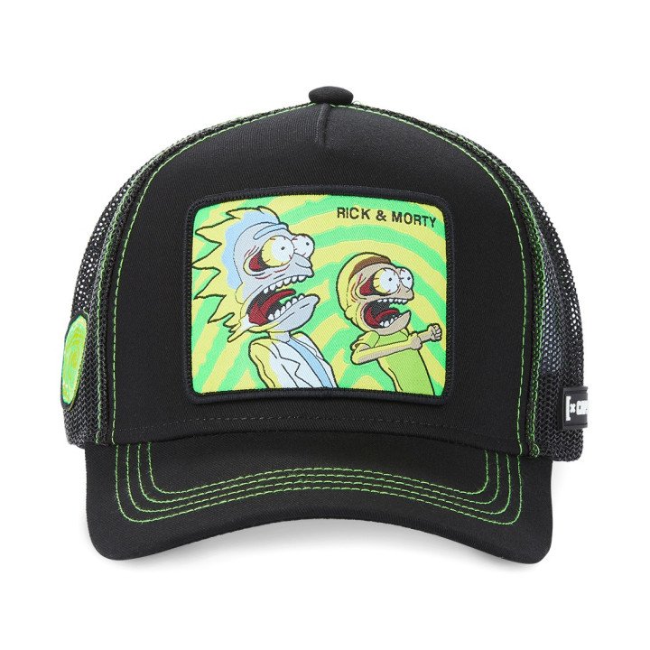 Casquette Trucker Rick And Morty Snapback Noir Capslab Capslab - 2