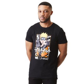 T-shirt Naruto Shippuden Homme Noir Capslab Capslab - 1