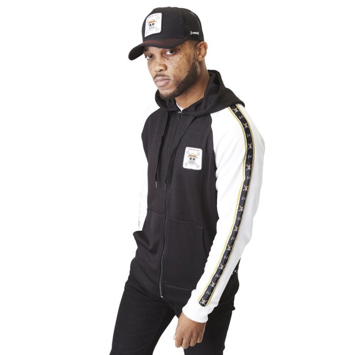 Sweat One Piece Luffy Homme Gris Capslab Capslab - 1