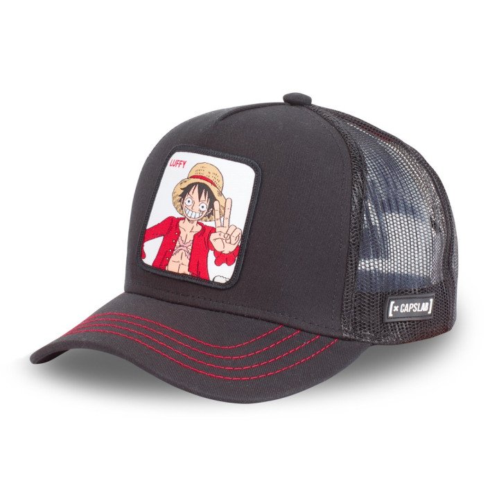Casquette Trucker One Piece Luffy Snapback Noir Capslab Capslab - 1