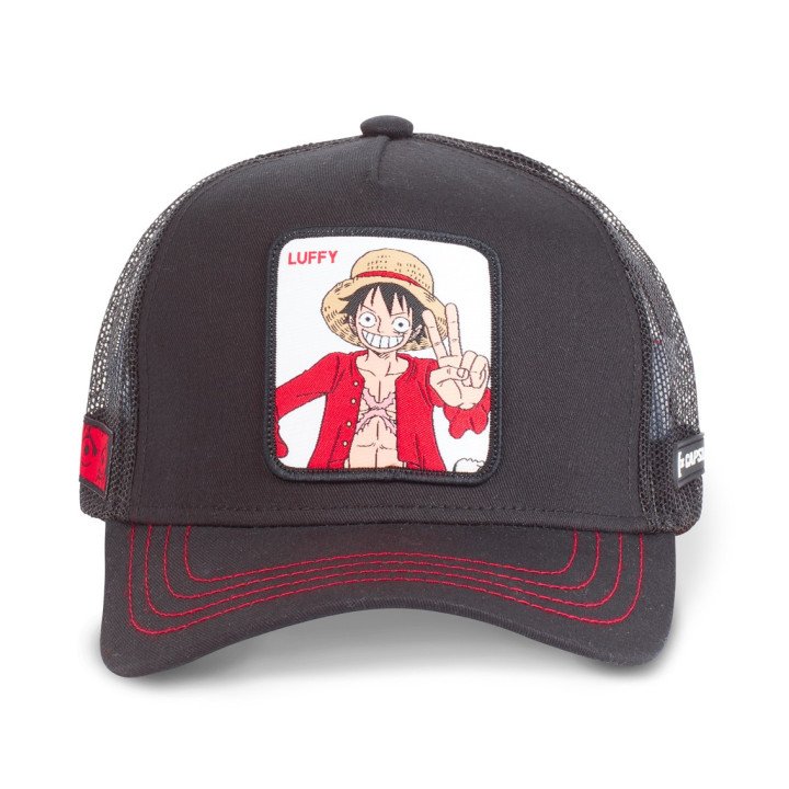 Casquette Trucker One Piece Luffy Snapback Noir Capslab Capslab - 2