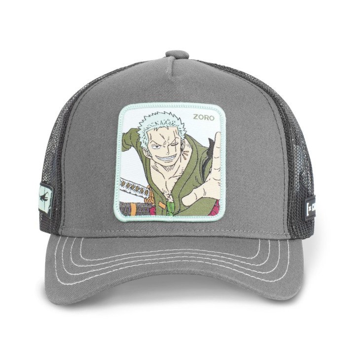 Casquette Trucker One Piece Roronoa Zoro Snapback Gris Capslab Capslab - 2