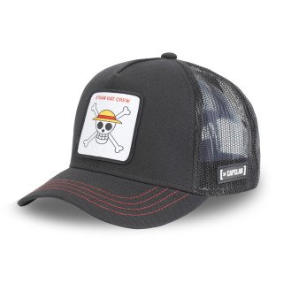 Casquette Trucker One Piece Snapback Noir Capslab Capslab - 1