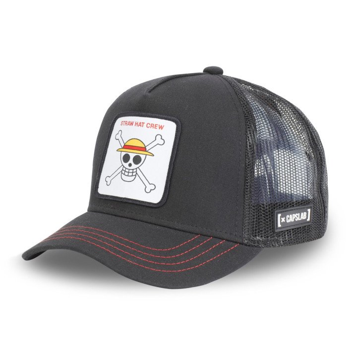 Casquette Trucker One Piece Snapback Noir Capslab Capslab - 1