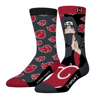 Paire de Chaussettes Naruto Shippuden Itachi Rouge Capslab Capslab - 1