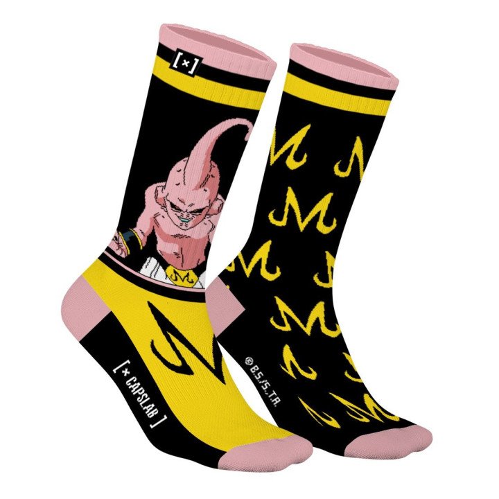 Paire de Chaussettes Dragon Ball Z Buu Jaune Capslab Capslab - 1