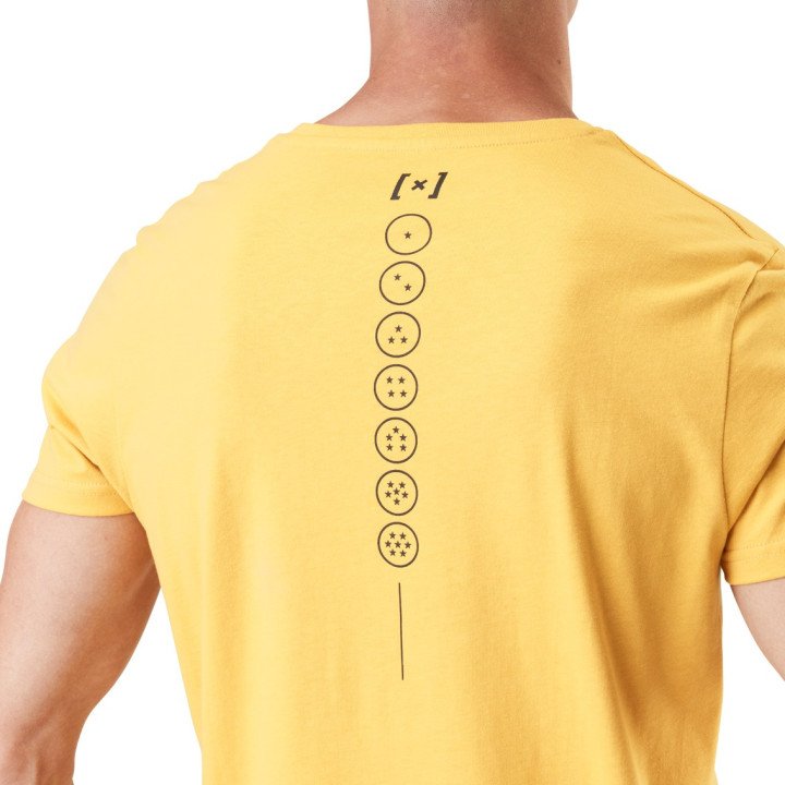 T-shirt Dragon Ball Z Goku, Vegeta Homme Jaune Capslab Capslab - 2