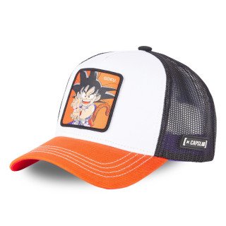 Casquette Trucker Dragon Ball Goku Snapback Blanc Capslab Capslab - 1
