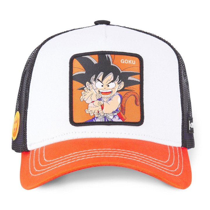 Casquette Trucker Dragon Ball Goku Snapback Blanc Capslab Capslab - 2
