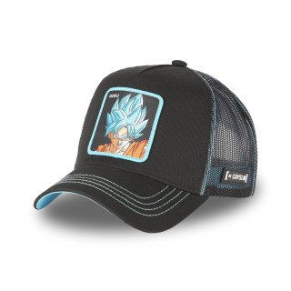 Casquette Trucker Dragon Ball Super Goku Snapback Noir Capslab Capslab - 1