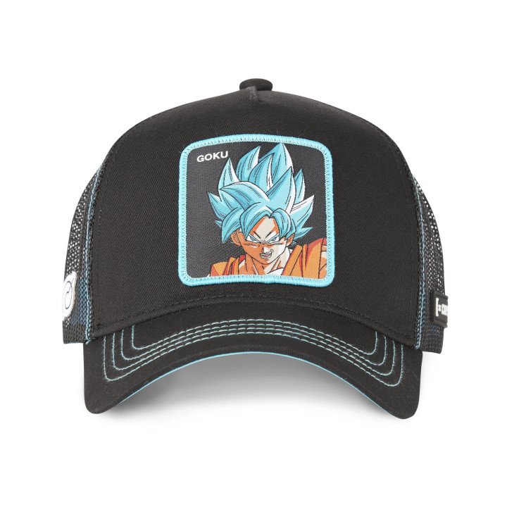 Casquette Trucker Dragon Ball Super Goku Snapback Noir Capslab Capslab - 2