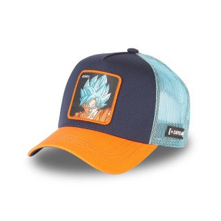 Casquette Trucker Dragon Ball Super Goku Snapback Bleu Capslab Capslab - 1