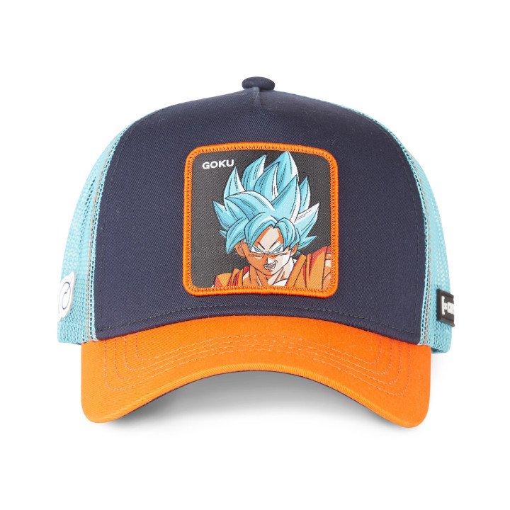 Casquette Trucker Dragon Ball Super Goku Snapback Bleu Capslab Capslab - 2
