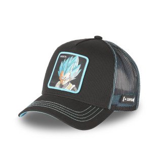 Casquette Trucker Dragon Ball Super Vegeta Snapback Noir Capslab Capslab - 1