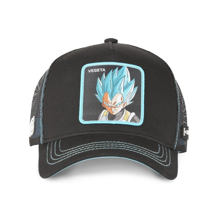 Casquette Trucker Dragon Ball Super Vegeta Snapback Noir Capslab Capslab - 2