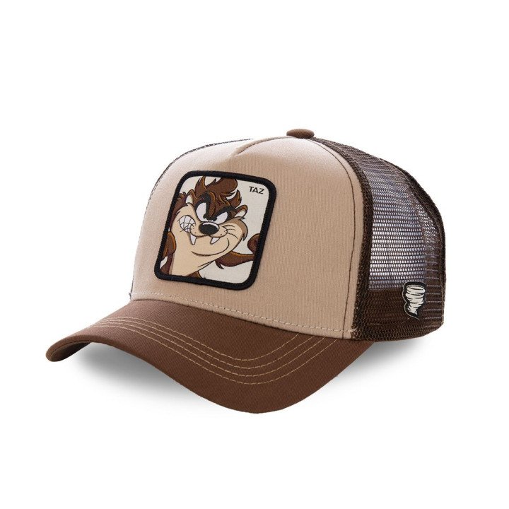 Casquette Trucker Looney Tunes Taz Snapback Marron Capslab Capslab - 1