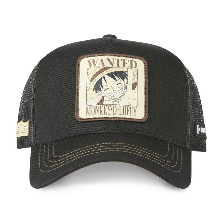 Casquette Trucker One Piece Luffy Snapback Noir Capslab Capslab - 2