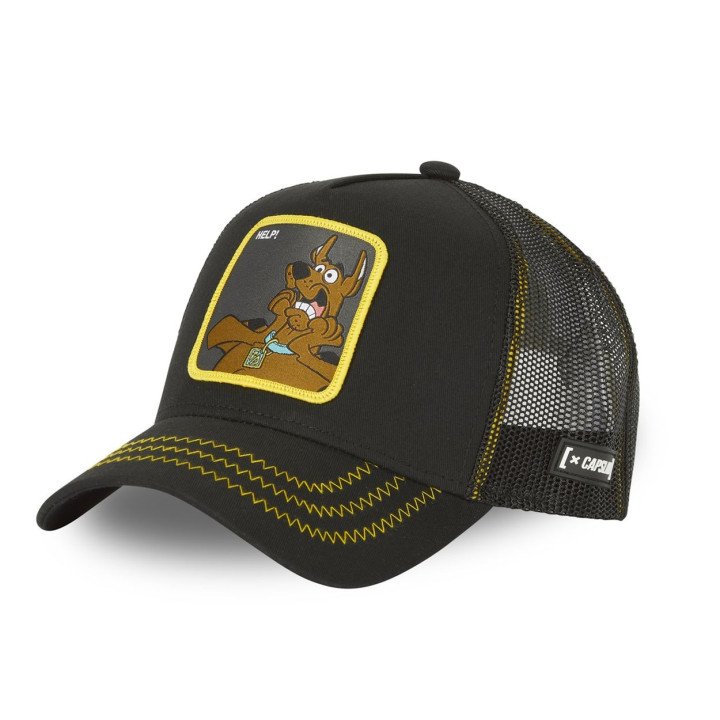 Casquette Trucker Scooby-Doo Snapback Noir Capslab Capslab - 1