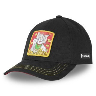 Casquette Baseball Tom And Jerry Snapback Noir Capslab Capslab - 1