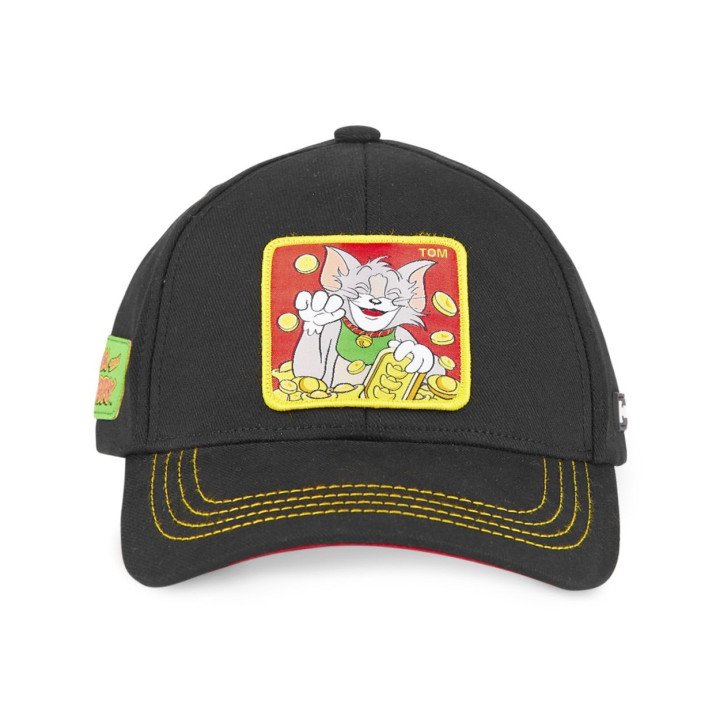 Casquette Baseball Tom And Jerry Snapback Noir Capslab Capslab - 2