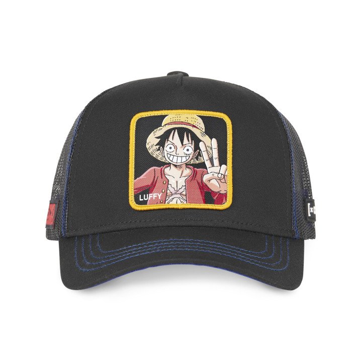 Casquette Trucker One Piece Luffy Snapback Noir Capslab Capslab - 2