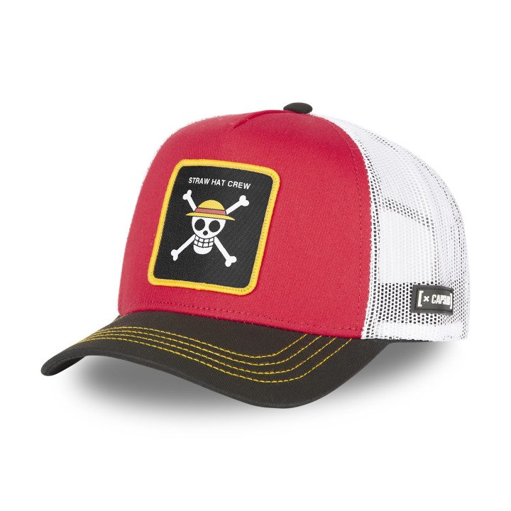 Casquette Trucker One Piece Snapback Rouge Capslab Capslab - 1