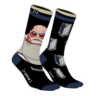 Paires de Chaussettes Attack On Titan - Noire - Capslab Capslab - 1