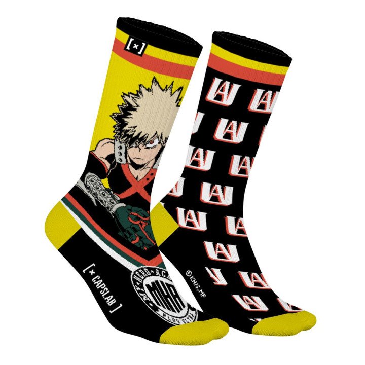 Paires de Chaussettes My Hero Academia Bakugou - Noire - Capslab  Capslab - 1