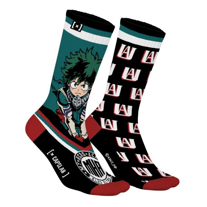 Paires de Chaussettes My Hero Academia Deku - Noire - Capslab  Capslab - 1