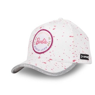 Casquette Baseball Barbie Strapback / Boucle - Blanche - Capslab Capslab - 1