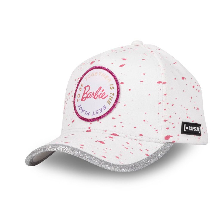 Casquette Baseball Barbie Strapback / Boucle - Blanche - Capslab Capslab - 1