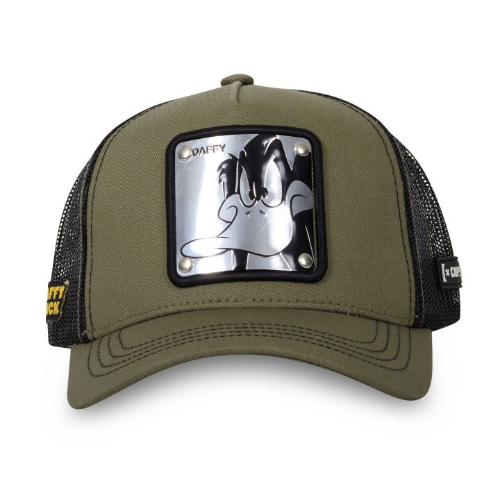 Casquette Trucker Looney Tunes Daffy Duck Snapback - Verte - Capslab