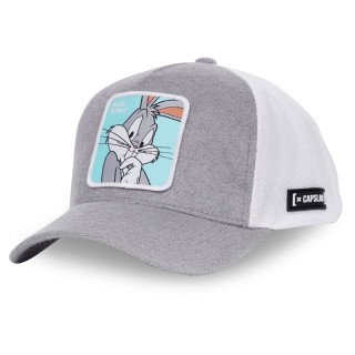 Casquette Trucker Looney Tunes Bugs Bunny Snapback - Grise - Capslab